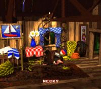 une photo d'Ã©cran de Donkey Kong Country sur Nintendo Super Nes